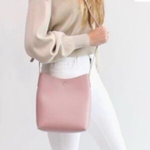 Everyday Blush Pink Crossbody Bag - Chic Hands-Free Carry